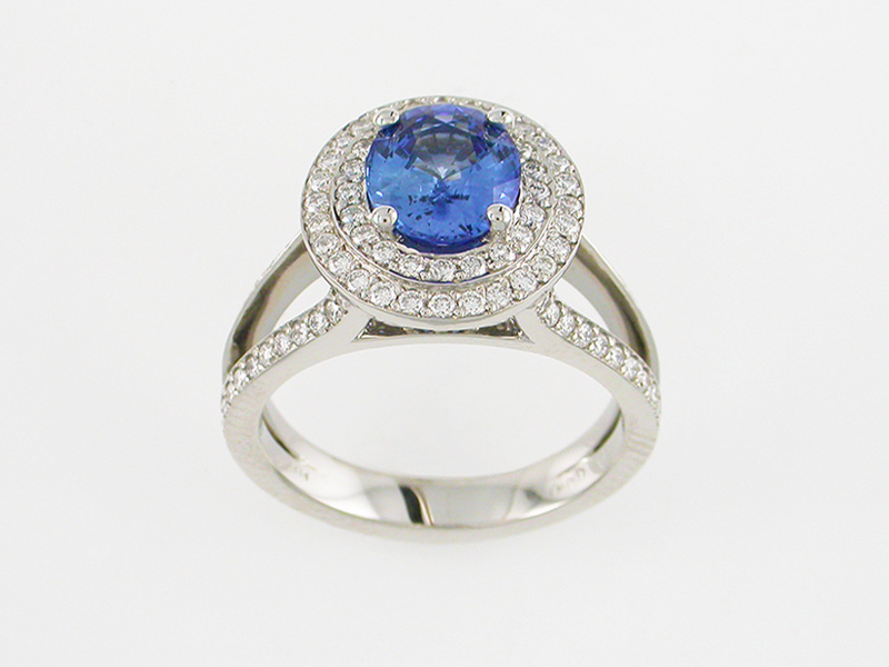 Gary de Witte Jewellery Diamond Sapphire Ring