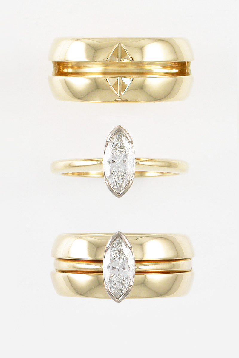 Gary de Witte Custom Wedding Jewellery Rings
