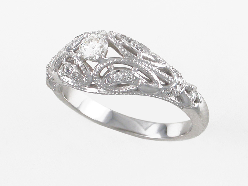 Platinum Diamond Engagement Ring Auckland Jewellery Rings