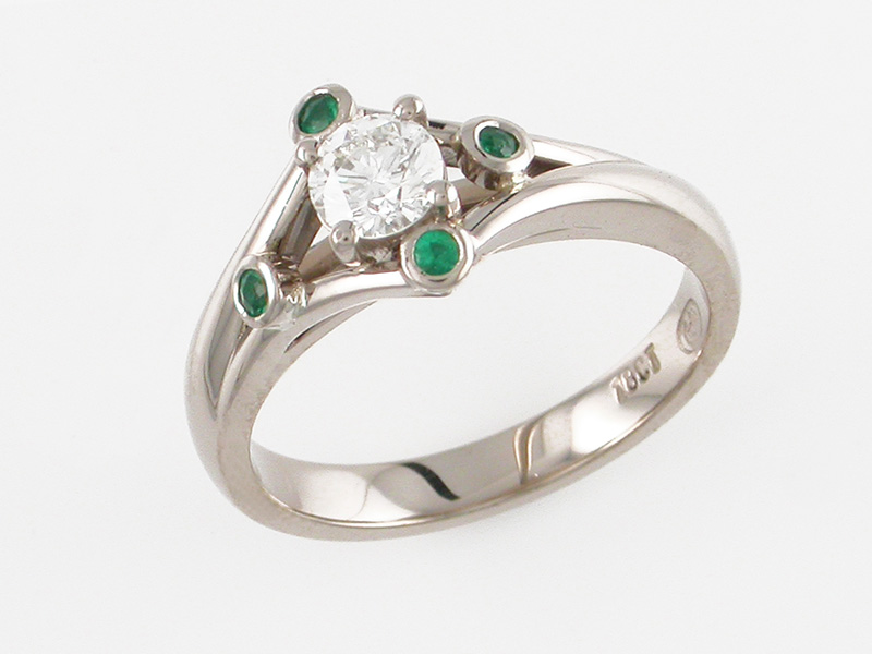 Platinum Diamond Engagement Ring Auckland Jewellery